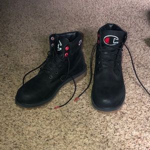 black champion boots
